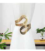 Angel's Wing Curtain Strap Modern Simple Curtain Clip Without Punching And Installation Of Metal Decorative Curtain Buckle Curtain Tiebacks Clips For Window Drapes Holdbacks Decorative Sheer Curtain Tiebacks For Girl' Room