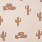 Cactus Jacquard Knit Baby Blanket