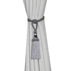 Curtain Tiebacks Tassel Curtain Clips Rope Curtain Tie Backs Holdbacks Decorative  Curtain Holder Accessories For Drape Curtain Holdbacks Braided Buckle Home Decorative Window Drapery Ball Tassels Tieback 50cm