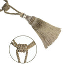 Curtain Tiebacks Tassel Curtain Clips Rope Curtain Tie Backs Holdbacks Decorative  Curtain Holder Accessories For Drape Curtain Holdbacks Braided Buckle Home Decorative Window Drapery Ball Tassels Tieback 50cm