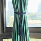 Curtain Tiebacks Tassel Curtain Clips Rope Curtain Tie Backs Holdbacks Decorative  Curtain Holder Accessories For Drape Curtain Holdbacks Braided Buckle Home Decorative Window Drapery Ball Tassels Tieback 50cm