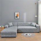 Elastic Sofa Covers for Living Room Stretch Slipcovers Sectional Couch Cover L Shape Corner Armchair Cover 1/2/3/4 Seater Slipcovers Elastic Stylish Printed Sectional Sofa Furniture Protector For Living Room