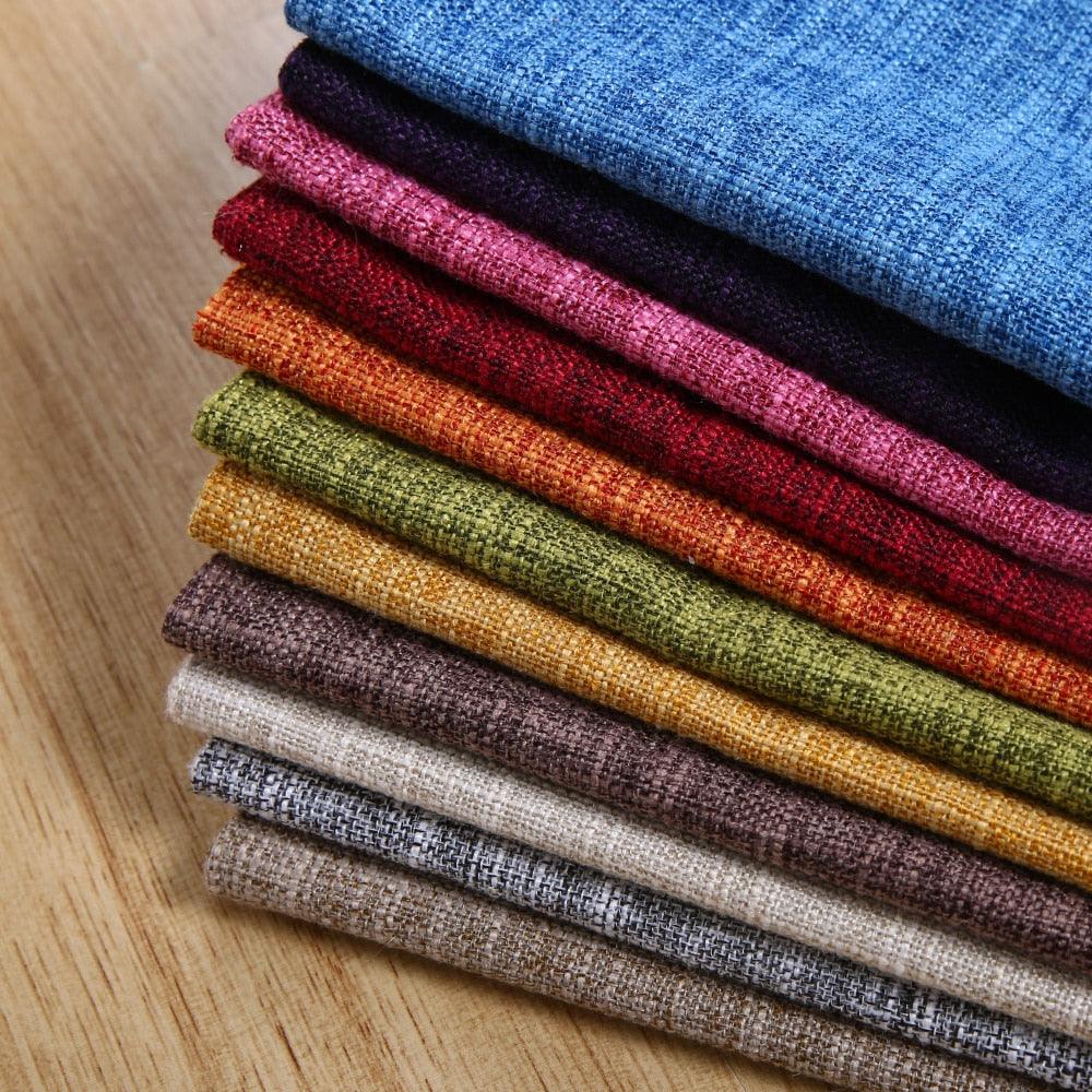 Linen Throw Pillow Cover Home Decorative Pillowcase Pillow Cover Burlap Square Cushion Cover Pillow Sham For Couch Living Room Light Linen Sofa Cafe Modern Solid Color Cushion Cover Square Pillow Case